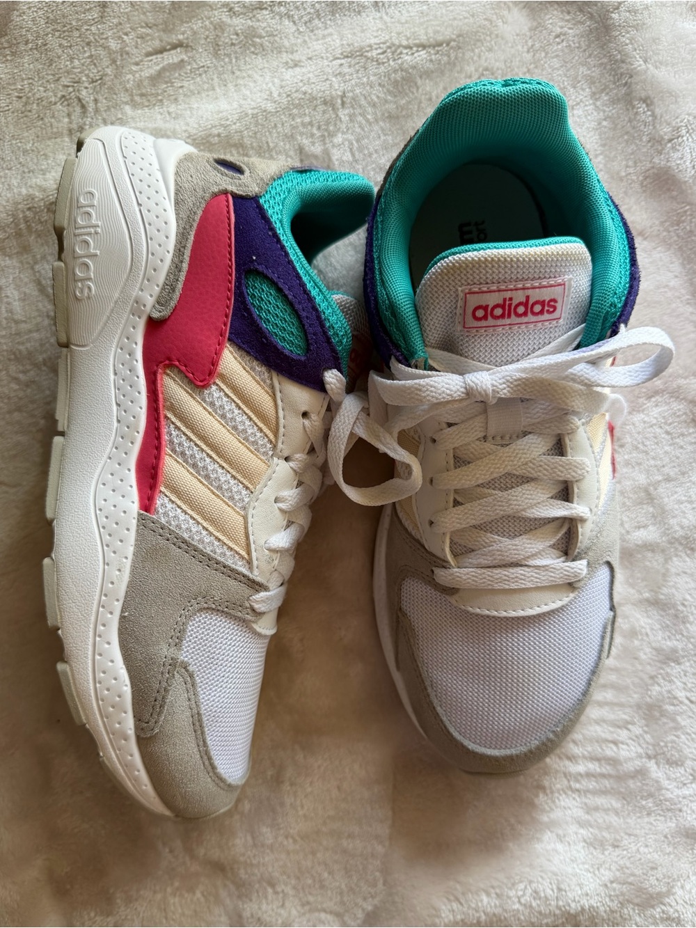 adidas CrazyChaos EF9231 Cloudfoam 90’s Retro Sneakers, Women Size 8,